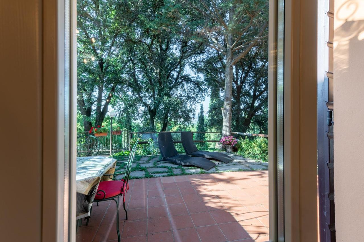 Il Leccio - Casa Toscana Il Fienile Gambassi Terme Bagian luar foto